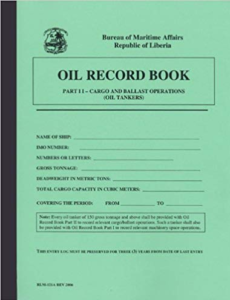 Oil record book