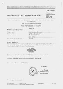 document of compliance