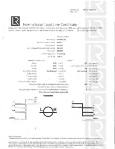 international loadline certificate