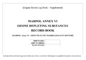 Ozone depleting substance record book