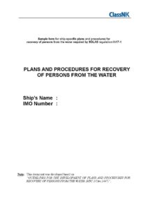 recovery of personnel from water
