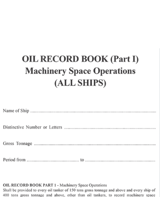 oil record book