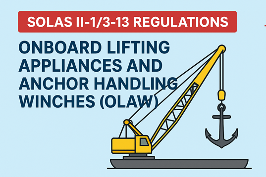 SOLAS II-1/3-13: Onboard Lifting Appliances and Anchor Handling Winches (OLAW)