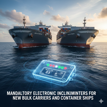Mandatory Electronic Inclinometers for New Bulk Carriers and Container Ships