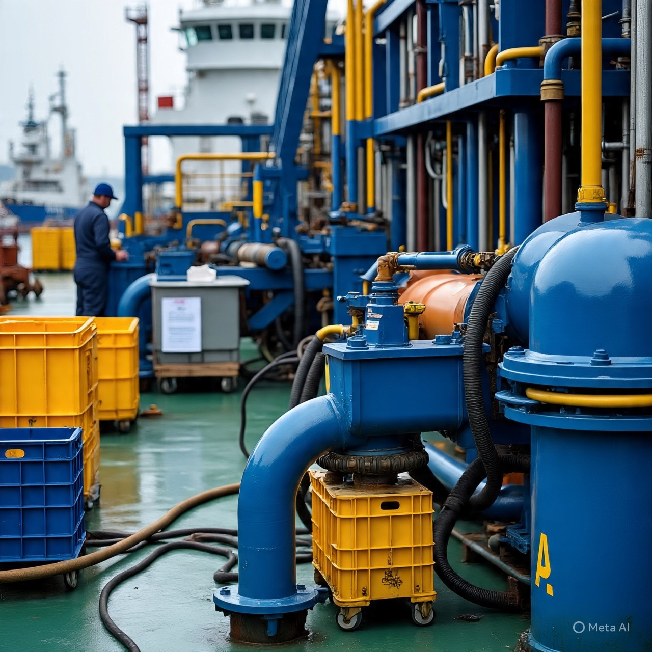 Oil cargo discharging operation for oil tankers- Safety confirmations